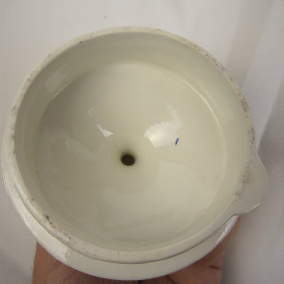 Grindley Manitou Mod Black White Coffee Tea Pot Flower Pattern - Ironstone - Picture 7 of 10